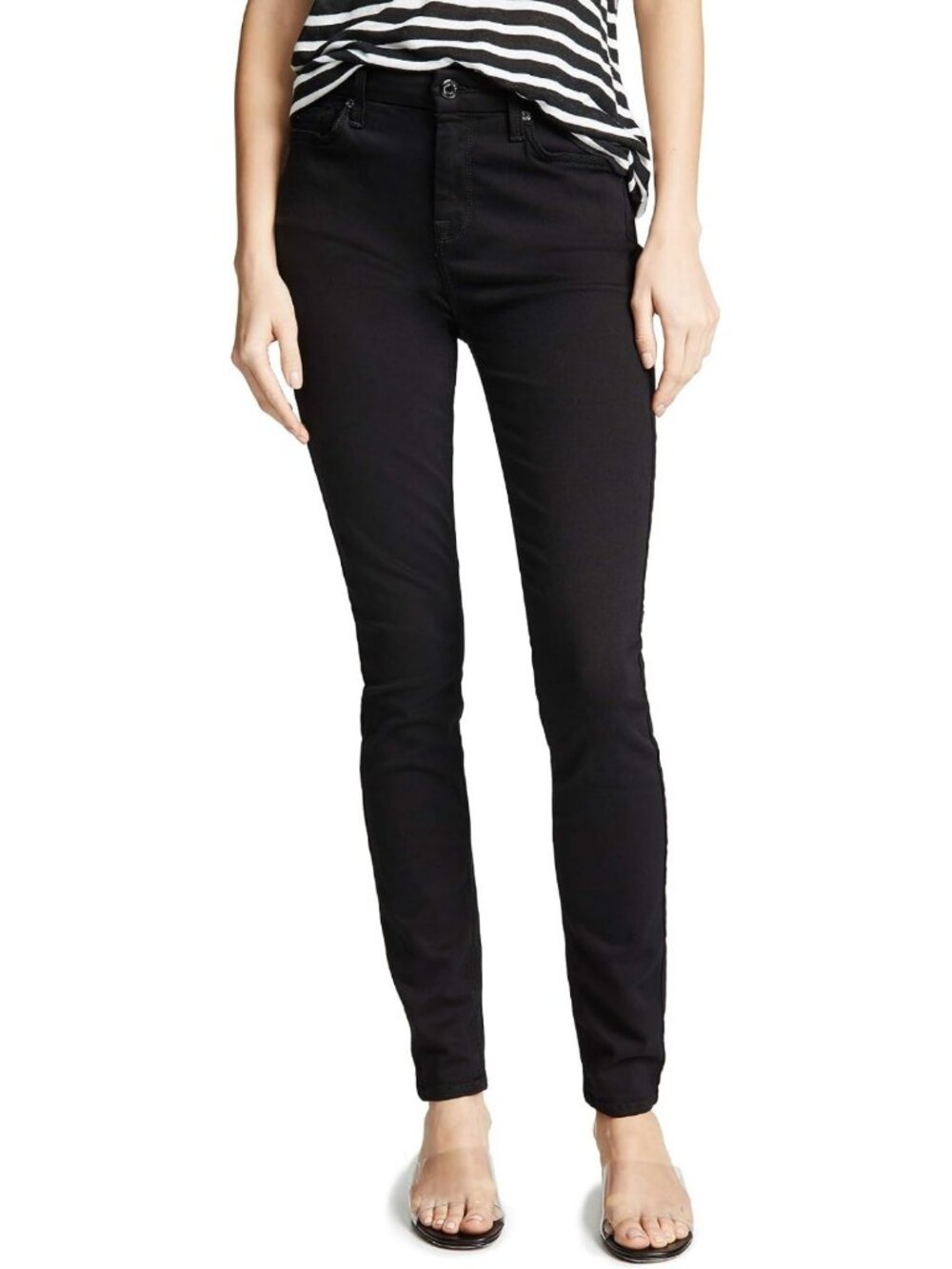 Stylish Women's Ankle Skinny Jeans, Mid Rise Fit, Perfect for Everyday Wear